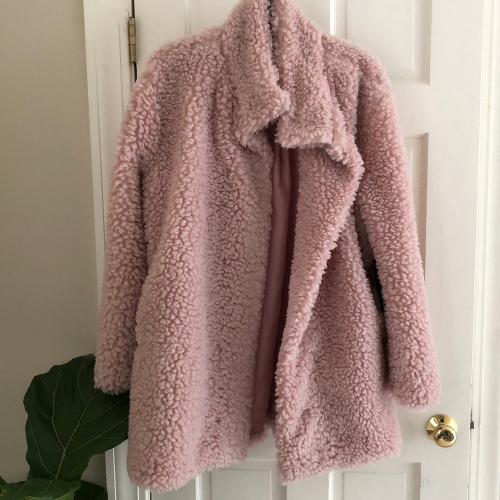 Peach Copenhagen Coat Size Large worn 1x